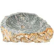 Miseno Natural Stone 17" Specialty Vessel Bathroom Sink Royal Cobblestone